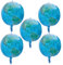 TOYANDONA 5St -Ballon Kugelballons Himmelsballon Luftballons für Geburtstagsfeiern Welt Ballons punderworld swelter Partyballons mit Weltraummotiv Ornament mit Planetenmuster PA-Nylon