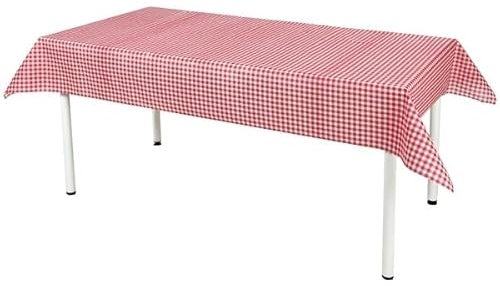 Santex mariage Nappe en Rouleau intissé Opaque Vichy Rouge 5 Mètres