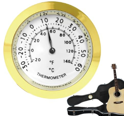 Luftfeuchtigkeit Hygrometer - Hydrometer -Luftfeuchtigkeitsmesser, Analogsensor -Tester mit hoher Präzisionsfeuchtigkeit | Humidor -Pflege -Wartungsmonitor, Thermometer -Hygrometer für Humidor -Schran