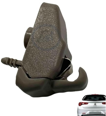 GANCIO VISIERA PARASOLE PER ALFA GIULIETTA GRIGIO SCURO DX=SX RIF OE 156144250