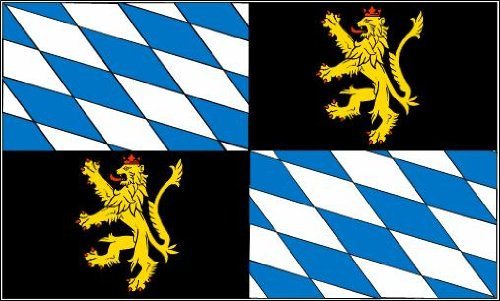 FRIP - Versand Rheinische Pfalzgrafschaft Fahne/Flagge Größe 1,50x0,90m