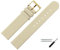 MARBURGER Uhrenarmband 20mm Leder Beige Gold - Montage Set 7612021000220