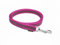 Mystique® Gummierte Leine 15mm ohne Handschlaufe Standard Karabiner purpur 1m