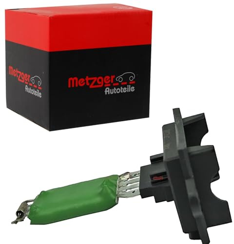 METZGER Widerstand, Innenraumgebläse 0917147 | Kompatibel mit: CITROËN C2, C3 I, C3 II, C3 Pluriel, PEUGEOT 1007, 605
