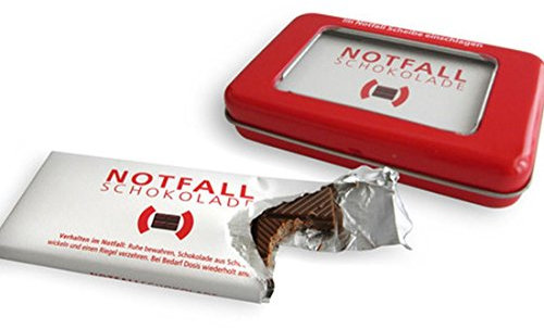 Dose Notfallschokolade für alle Fälle