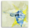 Paul Sinus Art Biathlon I 60x60cm SPORTBILDER Splash Art Wandbild Aquarell Art