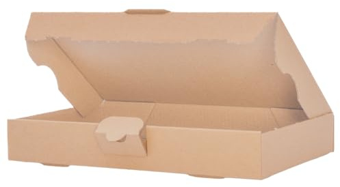 verpacking 200 Maxibriefkartons 180 x 100 x 30 mm Braun MB-0 [Größe und Farbe wählbar] Versandkartons Faltschachtel Faltkarton Maxibrief Postversand DHL-konform 1-wellig