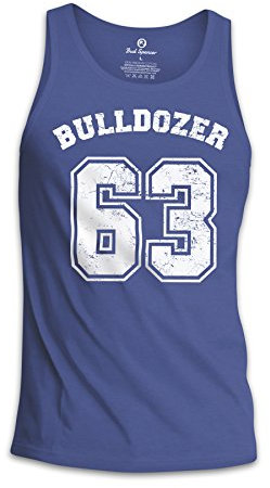 Bud Spencer® Herren Bulldozer 63 Tanktop/Muscle Shirt (blau) (M)