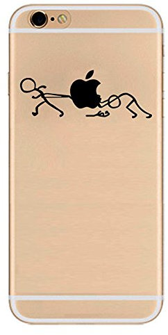 CrazyLemon Kreativ Hülle für iPhone 6S iPhone 6, Transparent Klar Weich Silikon Handyhülle Durchsichtig Niedlich Drücken und Ziehen Muster Leicht Schutzhülle für iPhone 6S iPhone 6 4.7 - Pattern 21