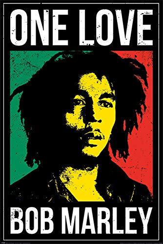 Bob Marley - One Love - Portrait - Musikposter Foto Raggae - Grösse 61x91,5 cm