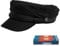 FC St. Pauli Elbsegler Schiffermütze Mütze Totenkopf Pin Schwarz + 2X Fanergy Traubenzucker (60cm)