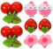 STOBOK Orecchini a Clip per Bambini Bambina, 4 Paia