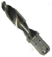 RDGTOOLS M8 X 1.25 8MM Drill TAP Countersink HEX Drive