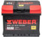 Magneti Marelli Parts & Services - Batteria Auto Weber L02, Batteria Auto 60 Ah 067060510001 al Piombo Acido ad Elevate Prestazioni, Senza Manutenzione - 12V 60Ah 540A B13 con Maniglie, Ricambi Auto