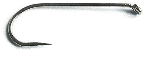 Pechetruite 50 x MASUDZURI Fliegenhaken - D31BL (ohne Widerhaken - barbless - Nickel Black) - for Wet Streamer Fly Tying - 2X Long - 1X Strong - Wahl der HakengroBe