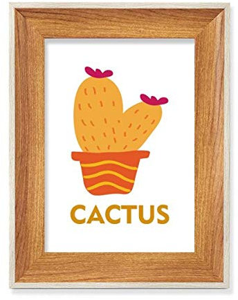 Beauty Gift Orange plantes en Pot Grasses Kaktus Bilderrahmen aus Büro / Tafel / Maltafel / Malfarben