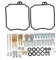 Dioche Vergaser Reparatursatz, Motorrad Vergaser Reparatur für XVS65A V STAR 650 CLASSIC 1998 2005 Gummi + Metall