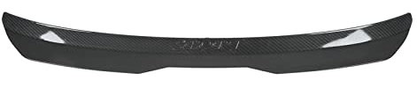 Aile de Becquet de Toit ArrièRe Anti-Rayures Universelle Durable Colorfast pour la Modification de Voiture (Style Fibre de Carbone)
