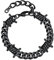 Bestyle Freundschaftsarmband Herren Damen Draht Damen und Metall Stacheldraht Gothic Herren Punk Dornen Armband Universal Armbänder Valentine Geschenk Schmuck, Schwarz, 18+5cm