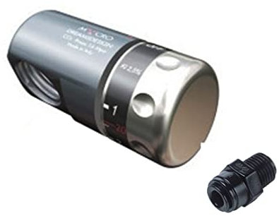 Kit für Co2 Flasche mit 1 kg, wiederaufladbar, 8 mm