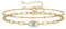 TINGN Geschichtete Böses Auge Armbänder für Damen Schmuck, 14 Karat Gold Gefüllte Geschichtet Perlenketten Armband Büroklammer Kette Evil Eye Armbänder für Frauen(Zirkonia Böser Blick & Gliederkette)