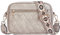 Telena Damen Handy Umhängetasche, Crossbody Bag mit verstellbarem Breiter Gurt, PU Leder Gesteppte Umhängetasche für Damen