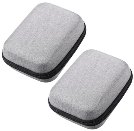 UKCOCO 2pcs Storage Bag for Microphones and Cables Portable Organizer for Digital Accessories for Travel and Outdoor Use and Easy to Clean