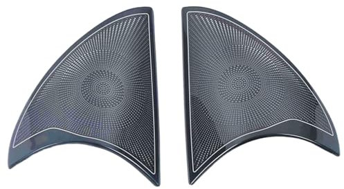 PAREKS Cubierta de Altavoz Adecuada para Tesla Model Y 2020-2021,decoración de Sonido Accesorios Interiores,C-Tweeter Cover