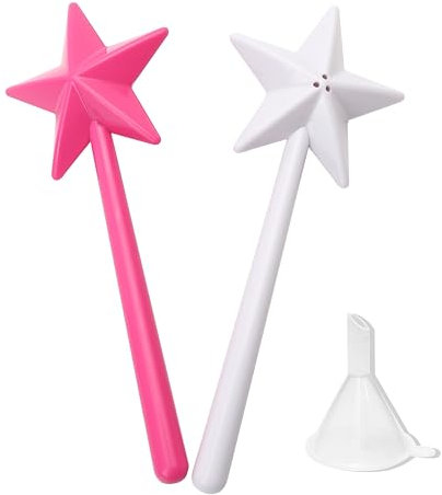 2PCS Salt Pepper Wand Shakers, Durable Easy to Use, Exquisite Multipurpose Design, Salt Seller, Salt and Pepper Shakers Novelty, for Kitchen Decor, Halloween, Christmas Party (Three HolesShaker)