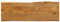 vidaXL Tischplatte, Holzplatte mit Baumkante, Massivholzplatte für Esstisch Couchtisch, Ersatztischplatte, 110x40x3,8cm Massivholz Mango