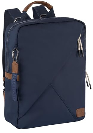 camel active Damen Aurum Rucksack mit Strukturiertem Gewebeband Dunkelblau, Womenswear-M