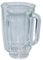 Blender Jar Glass Cup，Compatible for Philips HR2095 HR2093 HR2096 HR2195 HR2196，Blender Spare Parts Accessories Replacement
