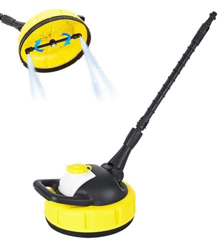 Pulitore a pressione per patio, accessorio per Karchers K-1 - K7, spazzola per pulizia ad alta pressione, spazzola rotante flessibile