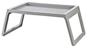 Msuiiixcccc Portable Foldable Folding Laptop Table Sofa Bed Table for Eating Studying On Sofa Bed with Folding Legs,Table Laptop Table Over Bed Table (Color : Cream) (Grey)