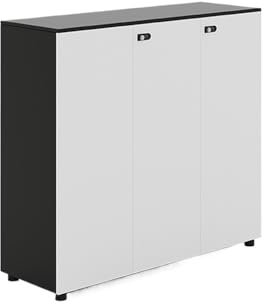 WQQYU6HKF Aktenschrank Erhöht mit Partition Büro Doppeltür Lagerschrank Datei Holz mit Schloss Lagerung Daten DREI Schränke Tür Für Home Office