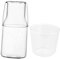 HOLIDYOYO 1 Set Raffreddatore Di Potabile Brocca Brocche Bollitore Caraffe D'acqua Da Tavolo Con Portatile Filtrato Di Grandi Dimensioni Chiaro Bicchiere Riutilizzabile