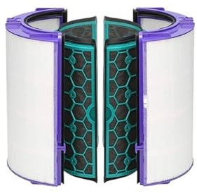 Filtro HEPA In Vetro Combinato A 360° E Filtro A Carbone Attivo, Compatibile Con Purificatori D'aria Dyson TP04 HP04 DP04 TP05 DP05 HP05.