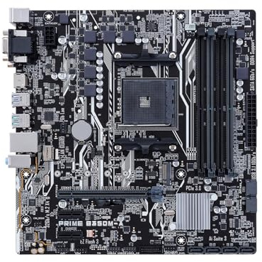 Scheda madre Scheda madre Fit For ASUS PRIME B350M-A B350 Micro-ATX Socket AM4 Supporta CPU Ryzen 5000/3000/2000 5600X 5800X 4×DDR4 M.2 USB3.1 HDMI