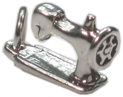 Nähmaschine Sterling Silber SMALL Charms .925 x 1 Näherin Charms