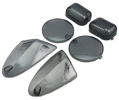 Lenti e fanale posteriore STR8 per Aprilia SR50 2000, nero
