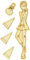 Prima Marketing Stempel, Wooden Doll - Ariana
