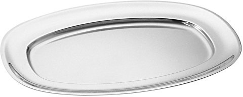 Vassoio portata acciaio 18 10 35x25cm 101 35 metall.motta