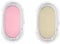 Dudu N Girlie Moses Basket Sheets 67 x 30 cm Cotton | Cradle Fitted Sheets Jersey Soft Bassinet Bedsheet Hypoallergenic Elasticated Breathable Pram Fitted Sheets (Pack of 2, Cream & Pink)