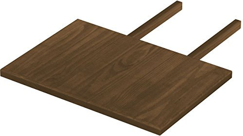 Ansteckplatte 50x73 Nussbaum Rio Classico oder Rio Kanto - Pinie Massivholz Echtholz - Größe & Farbe wählbar - für Esstisch Tischverlängerung Holztisch Tisch Erweiterung ausziehbar Brasilmöbel