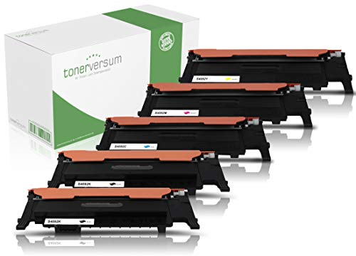 5 Toner kompatibel mit Samsung CLT-P4092C/ELS Schwarz Cyan Magenta Gelb für CLP-310 CLP-315 CLX-3170 CLX-3170fn CLX-3170n CLX-3175 CLX-3175fn CLX-3175fw Laserdrucker