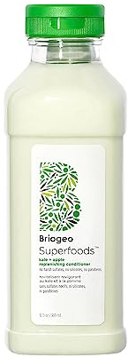 Briogeo Superfoods Kale and Apple Replenishing Conditioner, Supports Healthy, Balanced Hair and Scalp, Vegan, Phalate & Paraben-Free - 369 ml