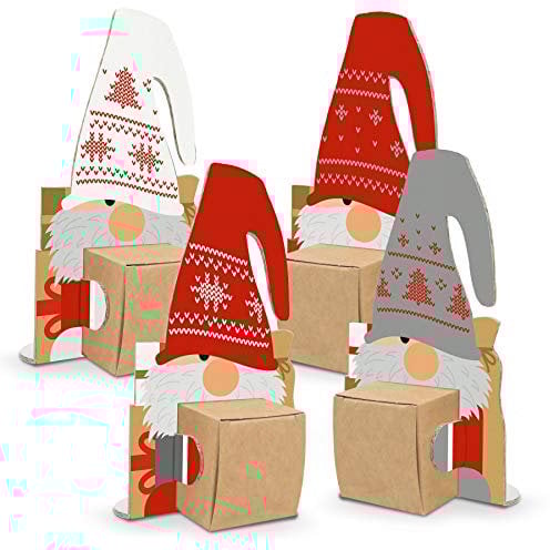 itenga Wichtelbande 4 Figuren als Geschenk oder Deko Weihnachten Deko kleine Geschenke Wichteln Karte