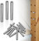 tumundo Regalbodenhalter für IKEA Ivar Stifte Bolzen Boden-Träger Dübel Schrank Einlegeboden Garten Set 4-48 Stück Edelstahl, Menge:8 Stück