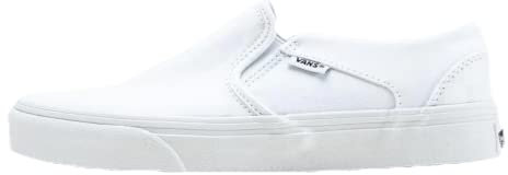 Vans Asher, Zapatillas Deportivas Mujer, Checkerboard White and White, 40 EU