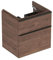 Geberit Smyle Square Waschtischunterschrank, 500352, 584x617x470mm, mit 2 Schubladen, Farbe: Nussbaum Hickory/Melamin Holzstruktur - 500.352.JR.1